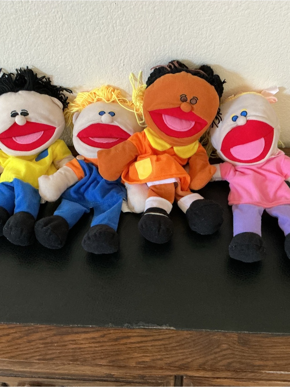 Oriental Trading Co Happy Children Hand Puppet Cultural Diversity Lot of 4